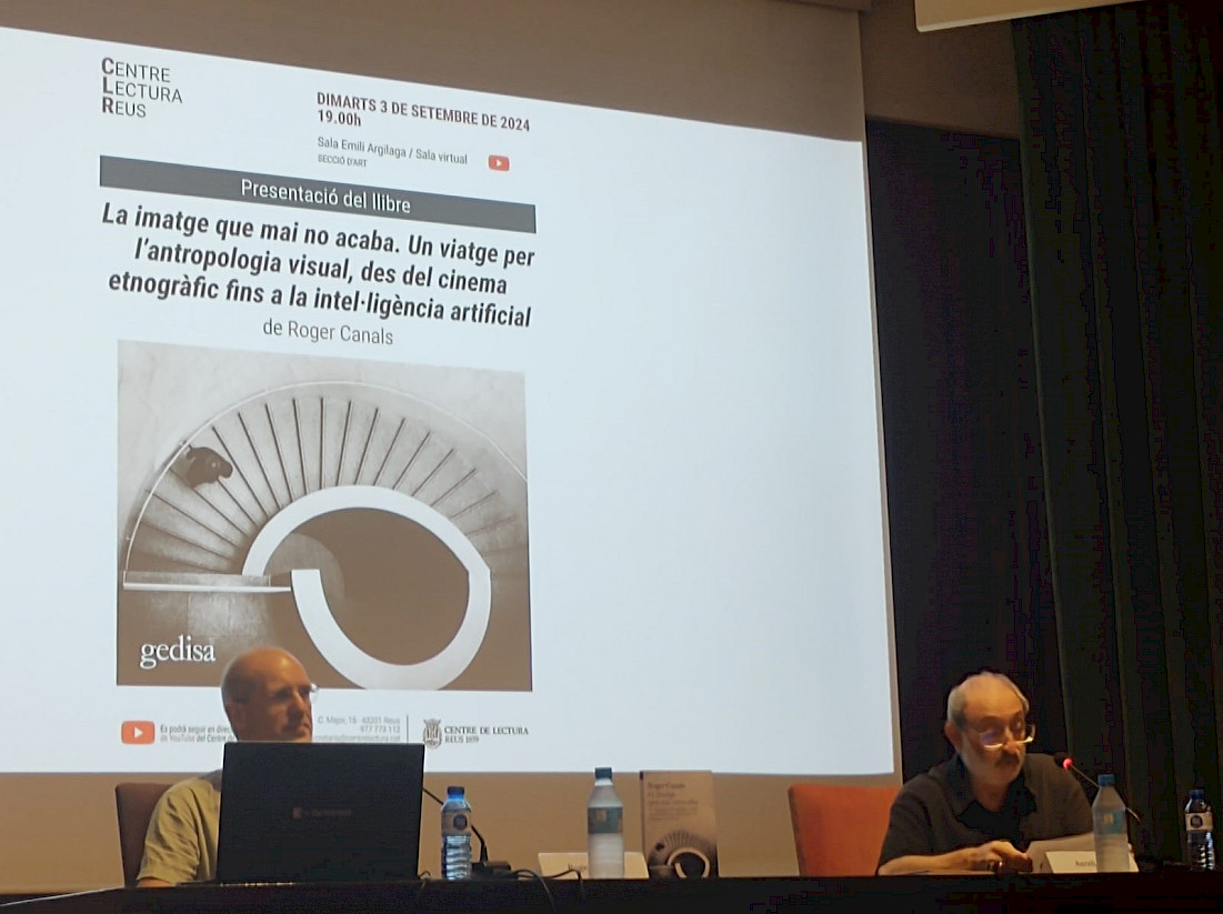 Presentation of the book 'The Image That Never Ends' in Reus." illustration