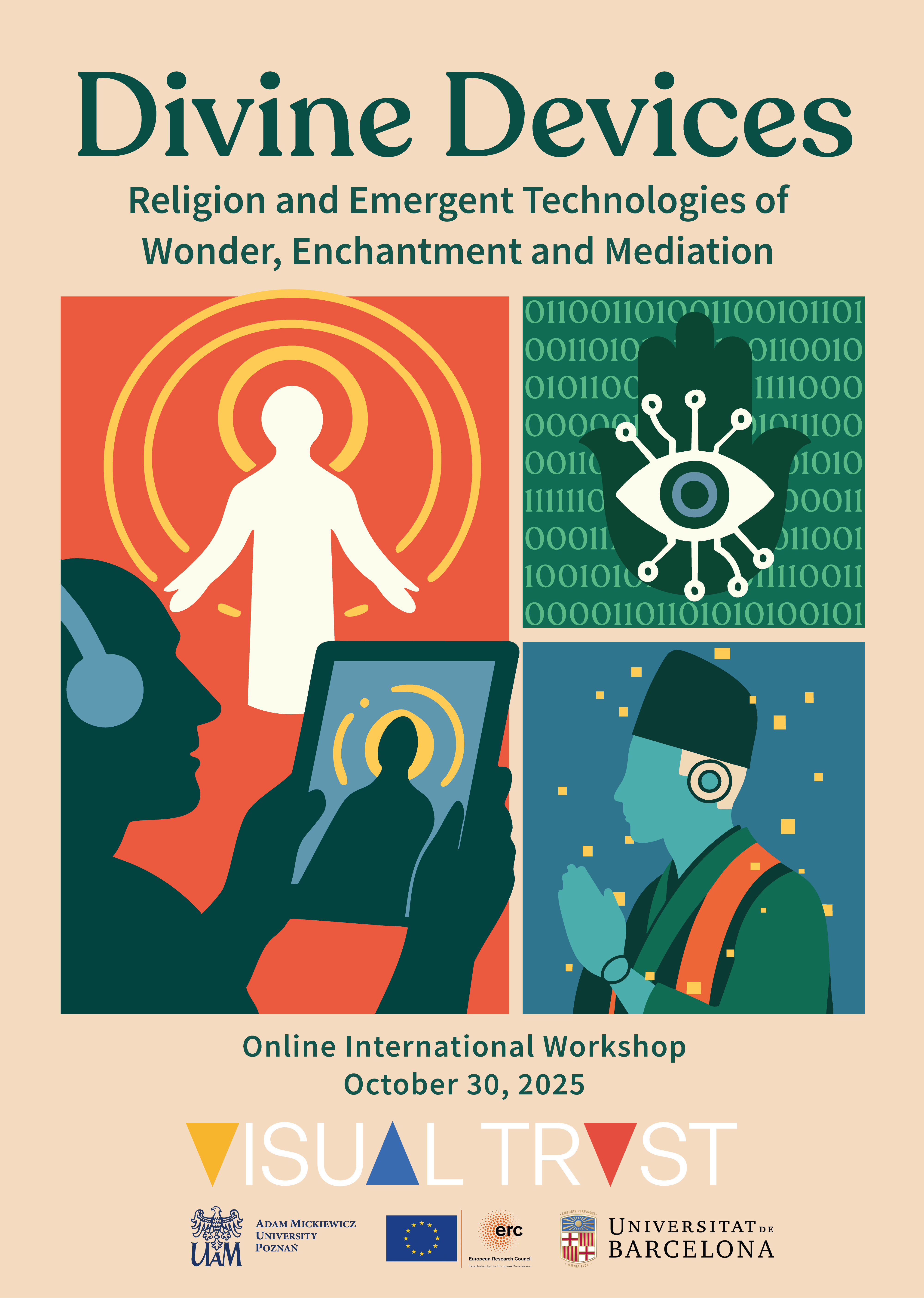 Call for Abstracts! Divine Devices: Religion and Emergent Technologies of Wonder, Enchantment, and Mediation illustration
